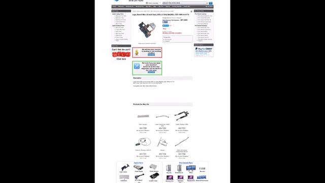 661 3894   Logic Board  iMac 20 inch Early 2006 2 0 GHz MA200LL 820 1888 A A1174