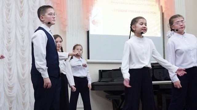 Е. Олейник, Ю. Быкова "Миллионы сердец" исп. вокальный ансамбль "Супер Kids"