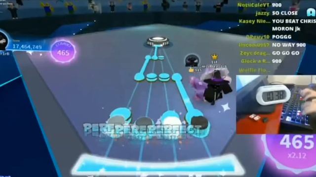 the moment when sign reached 1000 cheers in robeats