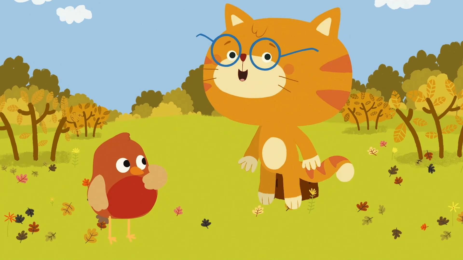 Мишо и Робин, 1 сезон, 52 серия. На воздушном шаре