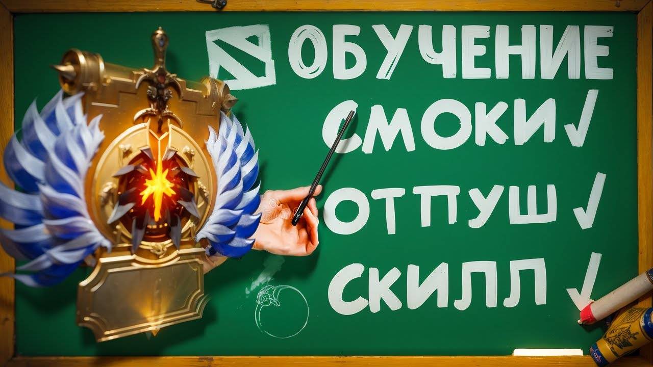 ОБУЧЕНИЕ ДОТА 2： СМОКИ, МАКРО, НАВЫКИ ПРО ИГРОКОВ, ПОБЕД
