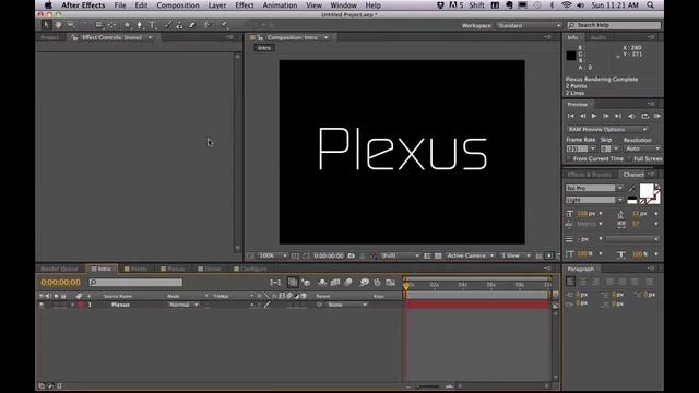 【AE中文翻譯】Plexus 全新粒子系統教學 (繁體中文版)