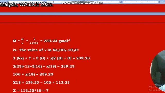 2023 WAEC/WASSCE Chemistry Practical. Volumetric Analysis/Acid-Base Titration