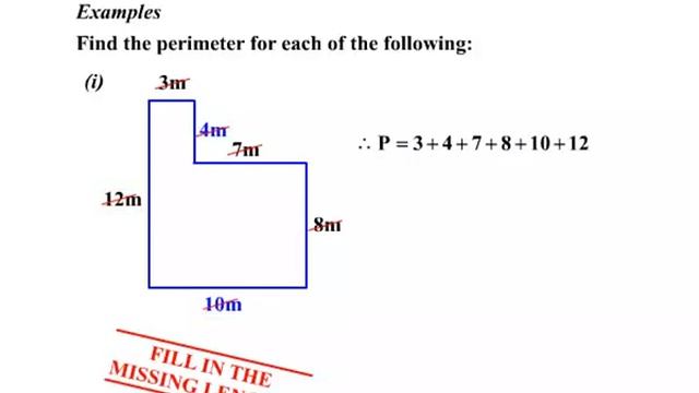 Year 11 and 12 General Maths - Perimeter