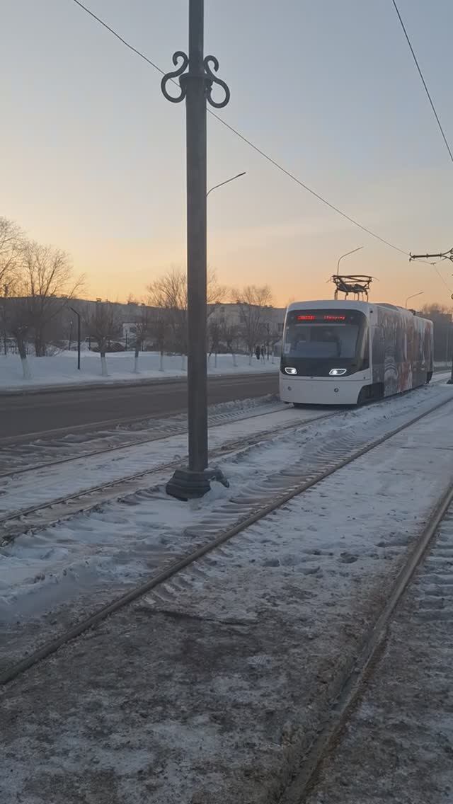 Новый трамвай 🚊 в Темиртау