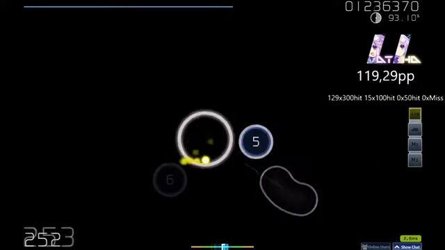 Osu! - SawanoHiroyuki[nZk]: Tielle & Gemie - gravityWall [Sekai no Chiisana Shuumatsu]