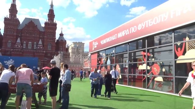 Парк футбола на Красной площади