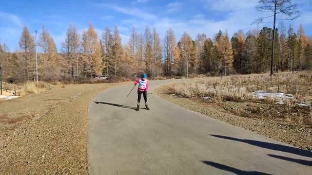 21 10 2023г Соревнования по лыжероллерам в честь открытия лыжного клуба Азия Ski