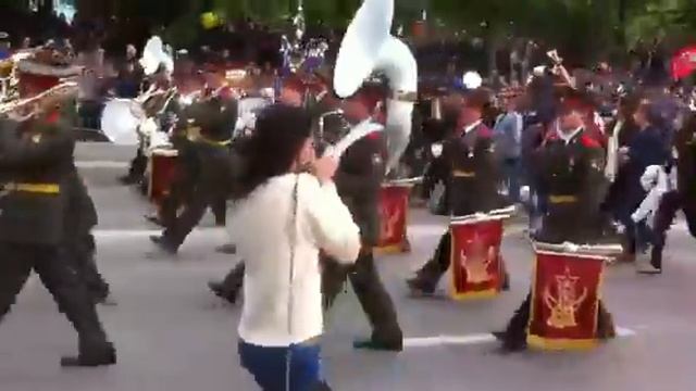 Оркестр на параде
