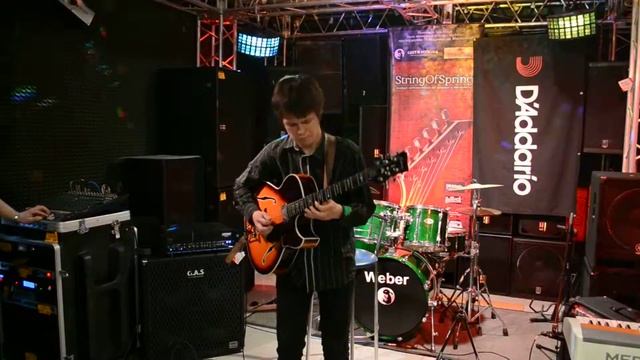 Артем Плешков. Гитара. Выступление в финале конкурса StringOfSpring (I Feel Good)