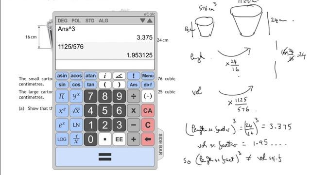 Q18 Paper 2 SQA 2018 National 5 Maths Exam.