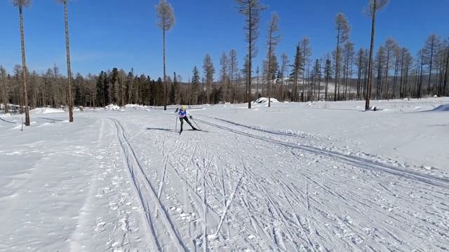 04 02 2024г ст Тайга РТ  Первенство Республики Тыва 2024 года по лыжным гонкам  2 день Коньковый ход