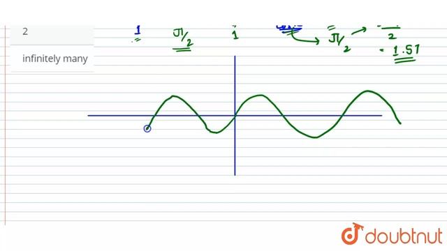 The number of real solutions of the equation x-sinx=0, is