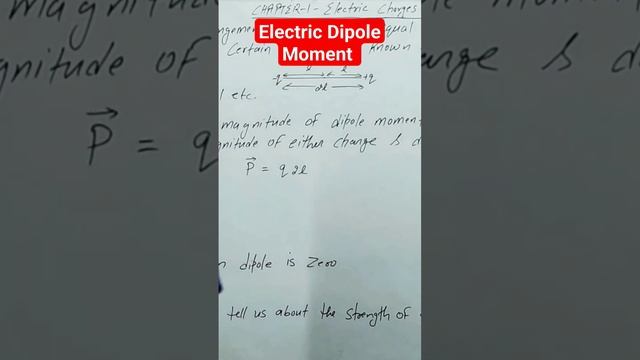 Electric Dipole Moment