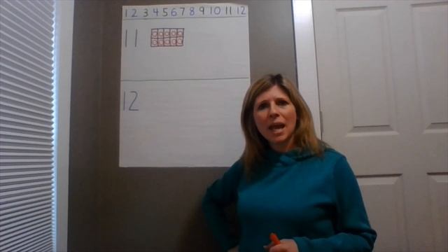 Kindergarten Lesson on the Numbers 11 and 12