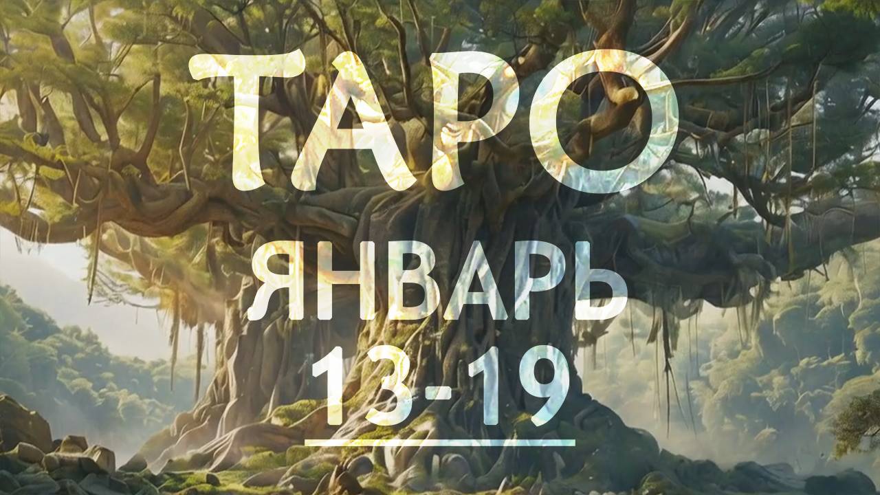 ТАРО ПРОГНОЗ на неделю с 13 по 19 января 2025 для ВСЕХ знаков зодиака!