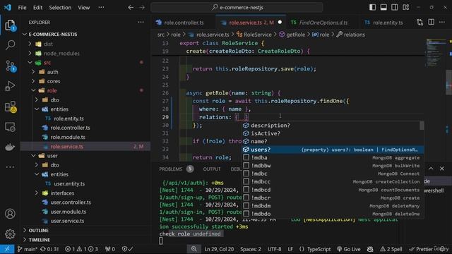 62 - TypeORM join table relation prevent delete assigned role