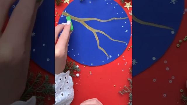 Рисуем веточки поделки для детей