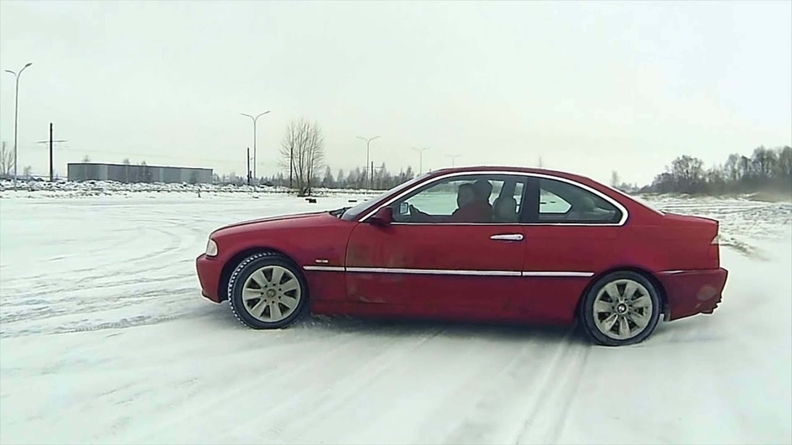 Зимний дрифт в Набережных Челнах. BMW. Snow Race DRIFT in Naberezhnye Chelny city
