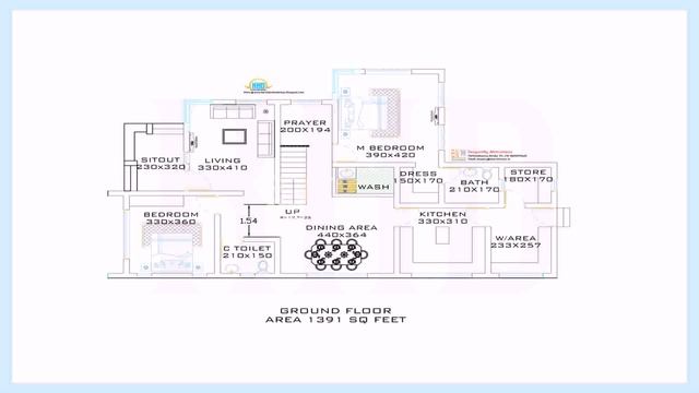 4 Bedroom House Plan With Elevation (see description)