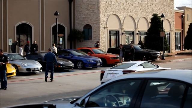 2012 Lexus LFA exhaust sound at Cars and Coffee in Houston