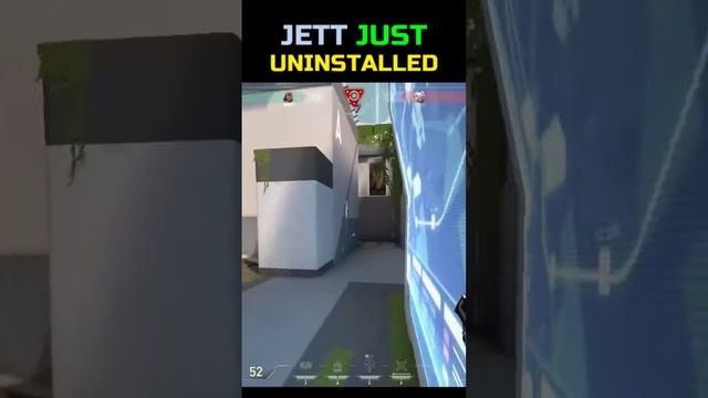 JETT just UNINSTALLED VALORANT 😂😂😂 #shorts