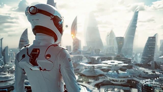 "Гармония Звезд: Музыка Метрополиса Будущего"- Звуки и Визуалы Космоса.