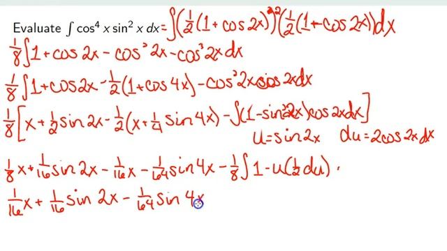 Trigonometric Integration, Part 2