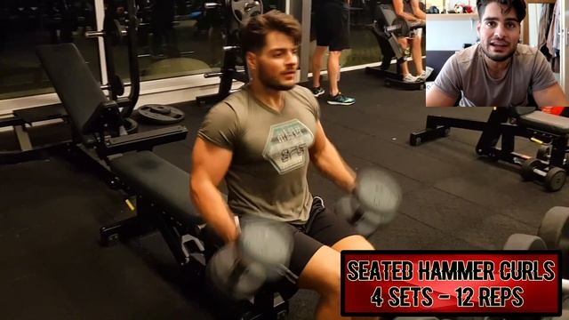 ARM WORKOUT for Big ARMS! | Training footage & Commentary...