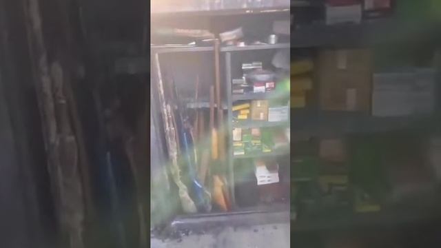 Сейф в сгоревшем доме охотника