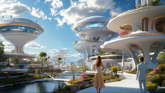 Walking in a city on planet Sylphelius