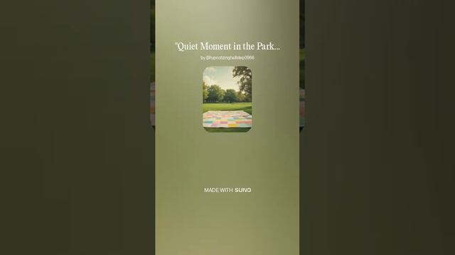 Lo-fi Quiet Moment in the Park