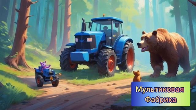 Мультфильм - Спасатели сельской местности: Приключения Синего трактора и пёсика Барни #синийтрактор