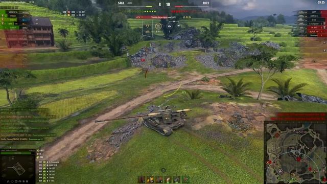Мир танков. WOT. Бой на Grille 15. Надавал очень хороших люлей