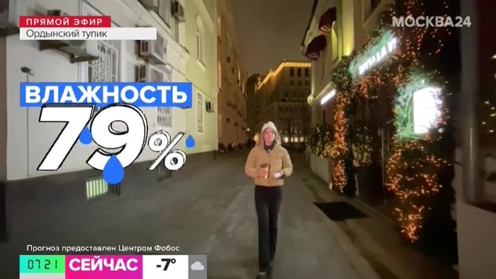 "Утро": 3 градуса мороза ожидается в Москве днем 16 января
