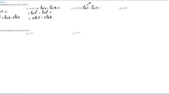 Logarithms and Exponentials