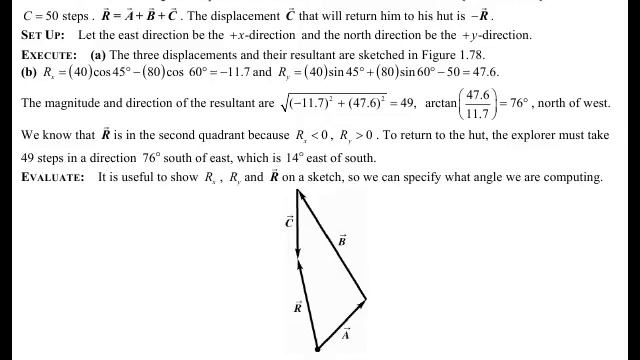 Solucion al ejercicio 1 78 Fisica Sears Zemansky