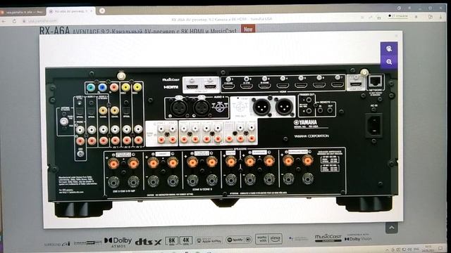 Новейшие 8К ТОП ресиверы от Yamaha