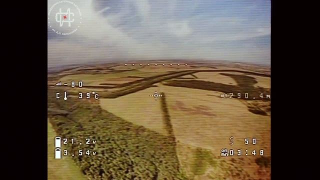 Применение FPV-дрона с устройством для сброса мин. Батальон им.Карбышева.