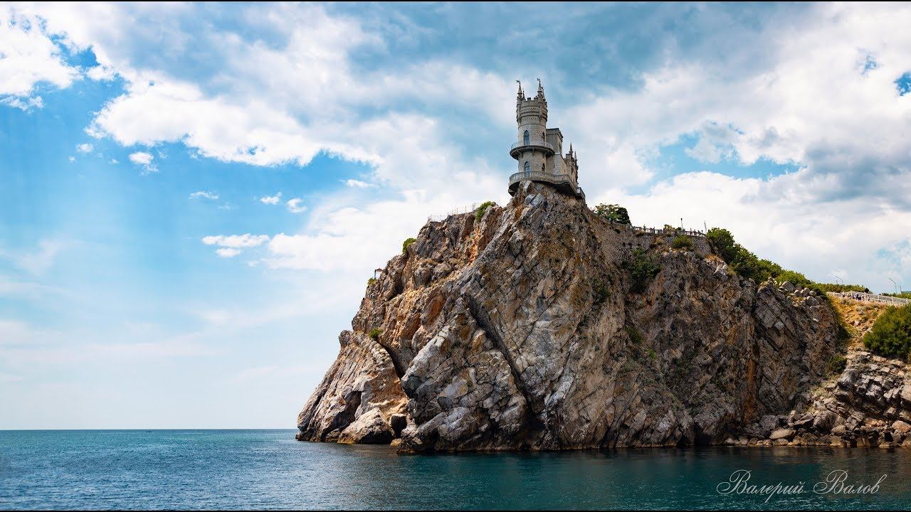 Ласточкино гнездо, морская прогулка по морю, Крым, Ялта