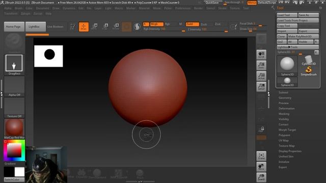 УРОК ПО ZBRUSH 05