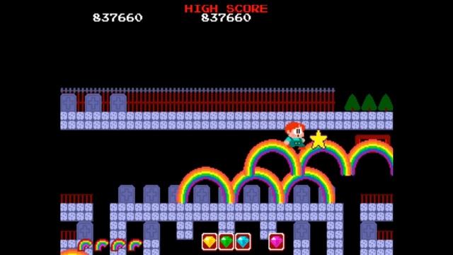 PS1 - EMU - Bubble Bobble also featuring Rainbow Islands [Score: 1,486,520]