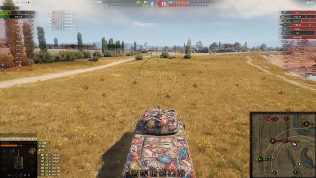 Мир танков. WOT. Бой на M6. Взял 10 фрагов и 6.3К урона