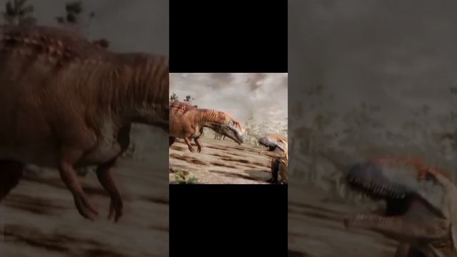 Jurassic park SPINOSAURUS vs gigantosaurus,maposaurus, CARNOTAUROS.