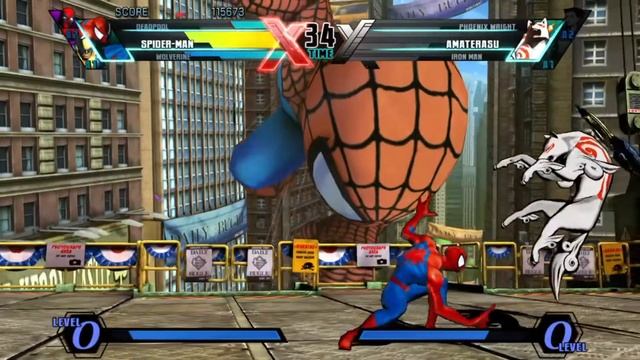 Ultimate Marvel Vs Capcom 3 - Arcade Mode(Spider-man\Deadpool\Wolverine)