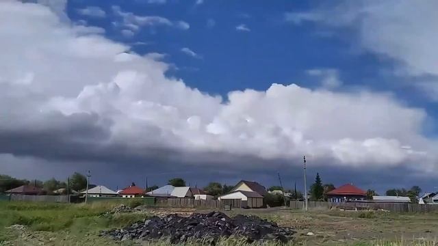 Развитие грозовых облаков 2022