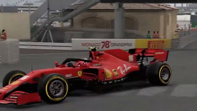 F1® 2020  Campionato F1 2020 #7 FERRARI Leclerc - GP Monaco - IA 100% TCS/OFF ABS/OFF - REPLAY