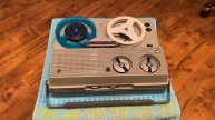 Портативный катушечный магнитофон "Мрiя",1967 года