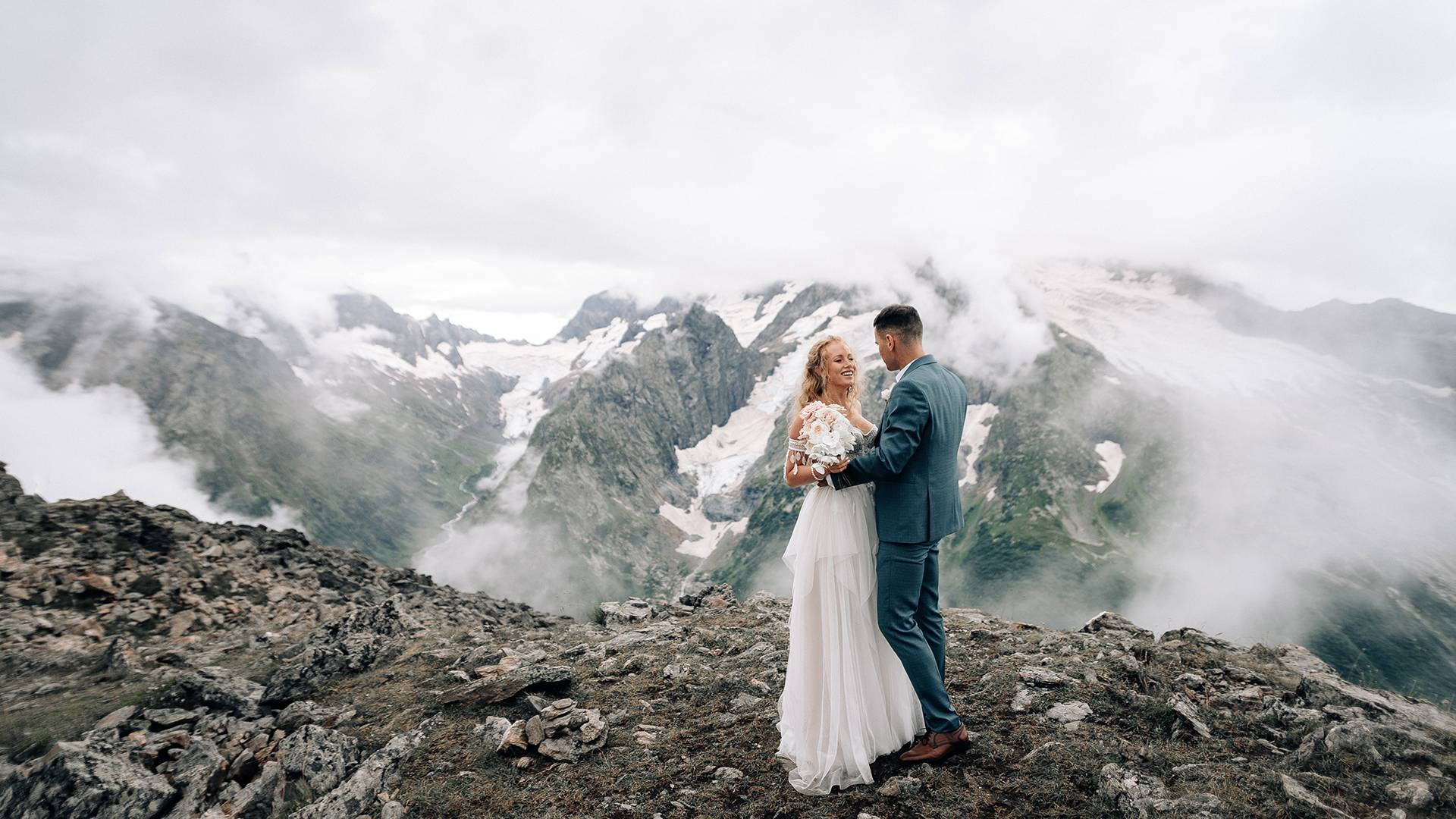 Свадьба в горах. Михаил и Анна. Пусть небеса упадут!