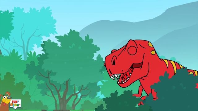 ¡Tiranosaurio Rex! | Dinosaurios Para Niños | Canciones Infantiles | FunForKidsTV